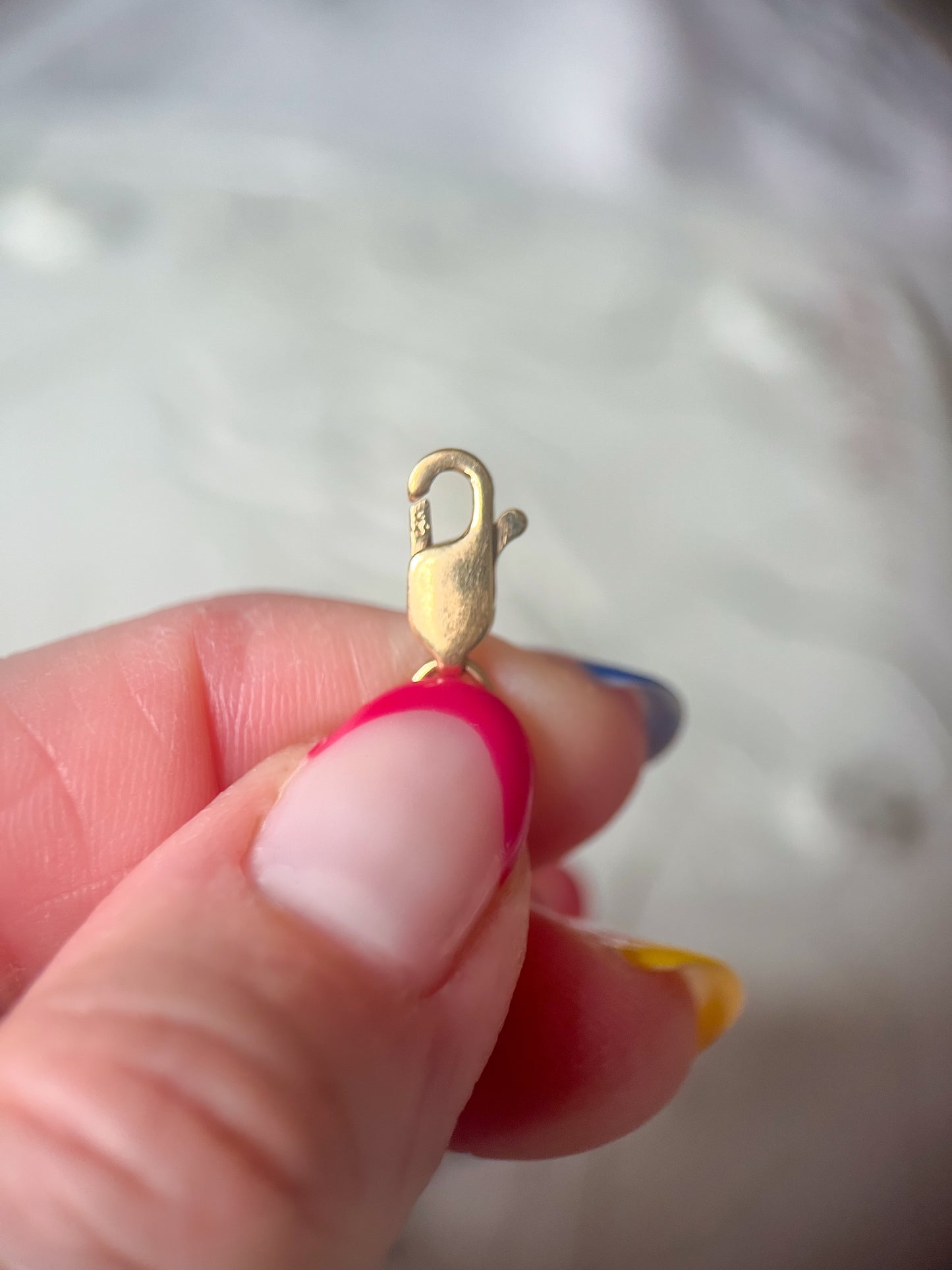 Vintage Multi Gemstone 14k Yellow Gold 7 Inch Bracelet