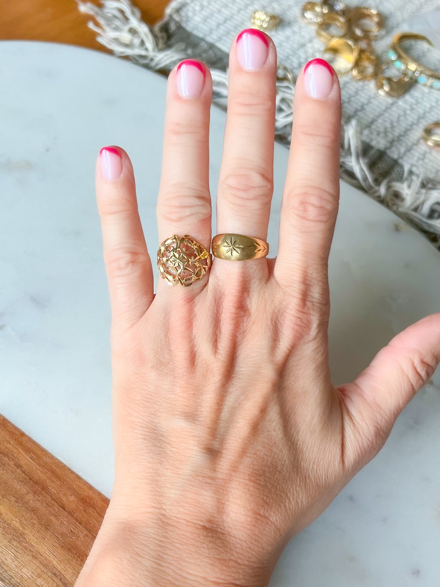 Vintage Dome 14k Yellow Gold Ring
