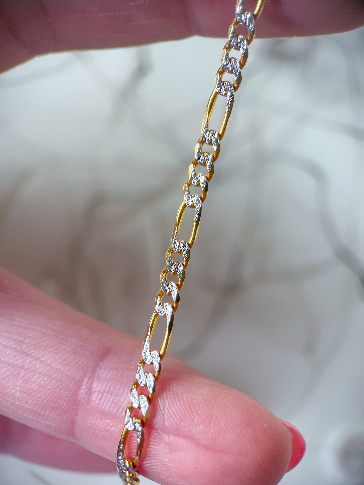 Curb Link Chain 14k Yellow Gold 7 Inch Bracelet