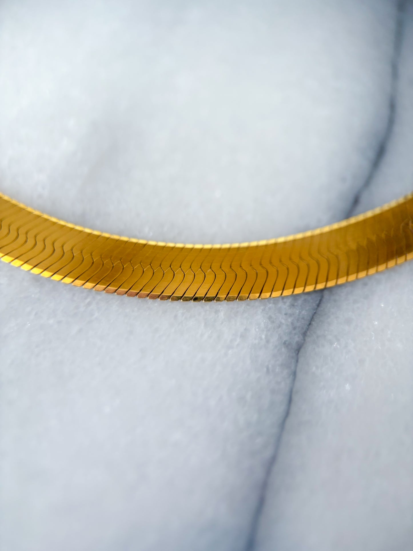 Vintage Omega Slider 14k Yellow Gold 20 Inch Necklace
