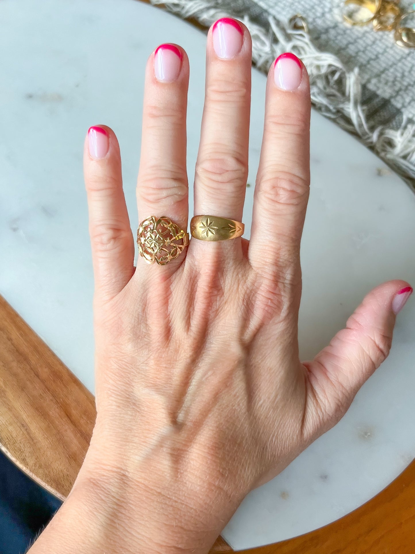 Vintage Dome 14k Yellow Gold Ring