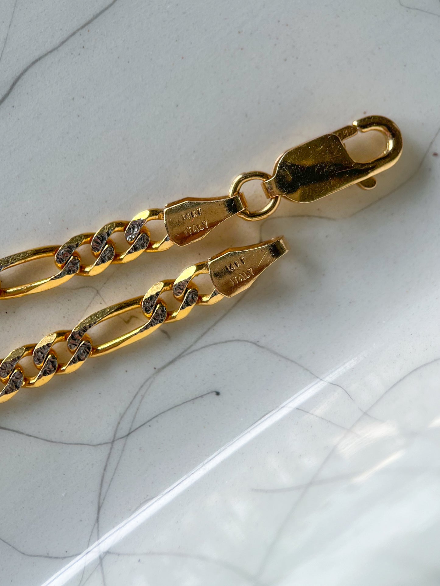 Curb Link Chain 14k Yellow Gold 7 Inch Bracelet
