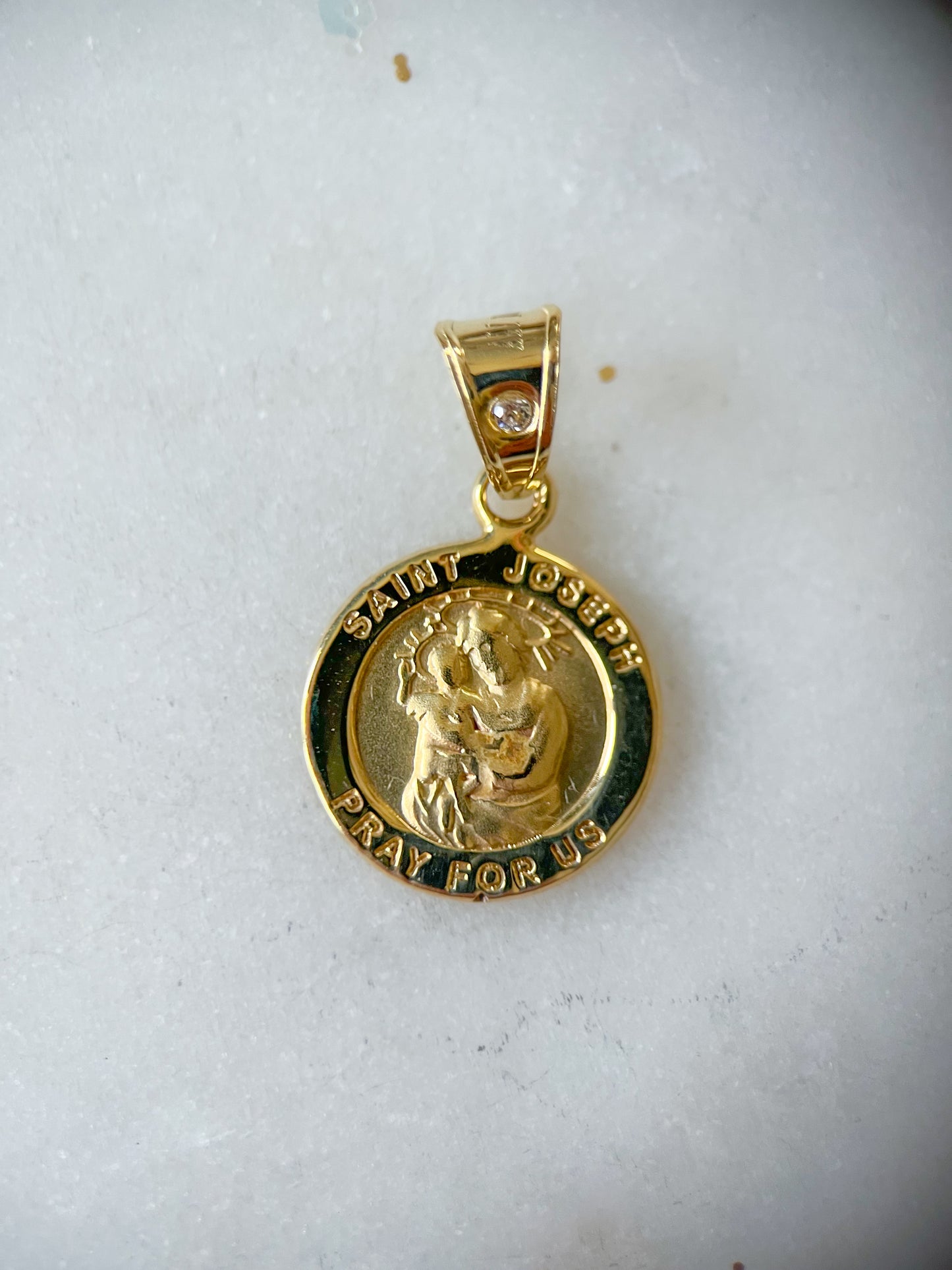 Saint Joseph 10k Yellow Gold Charm