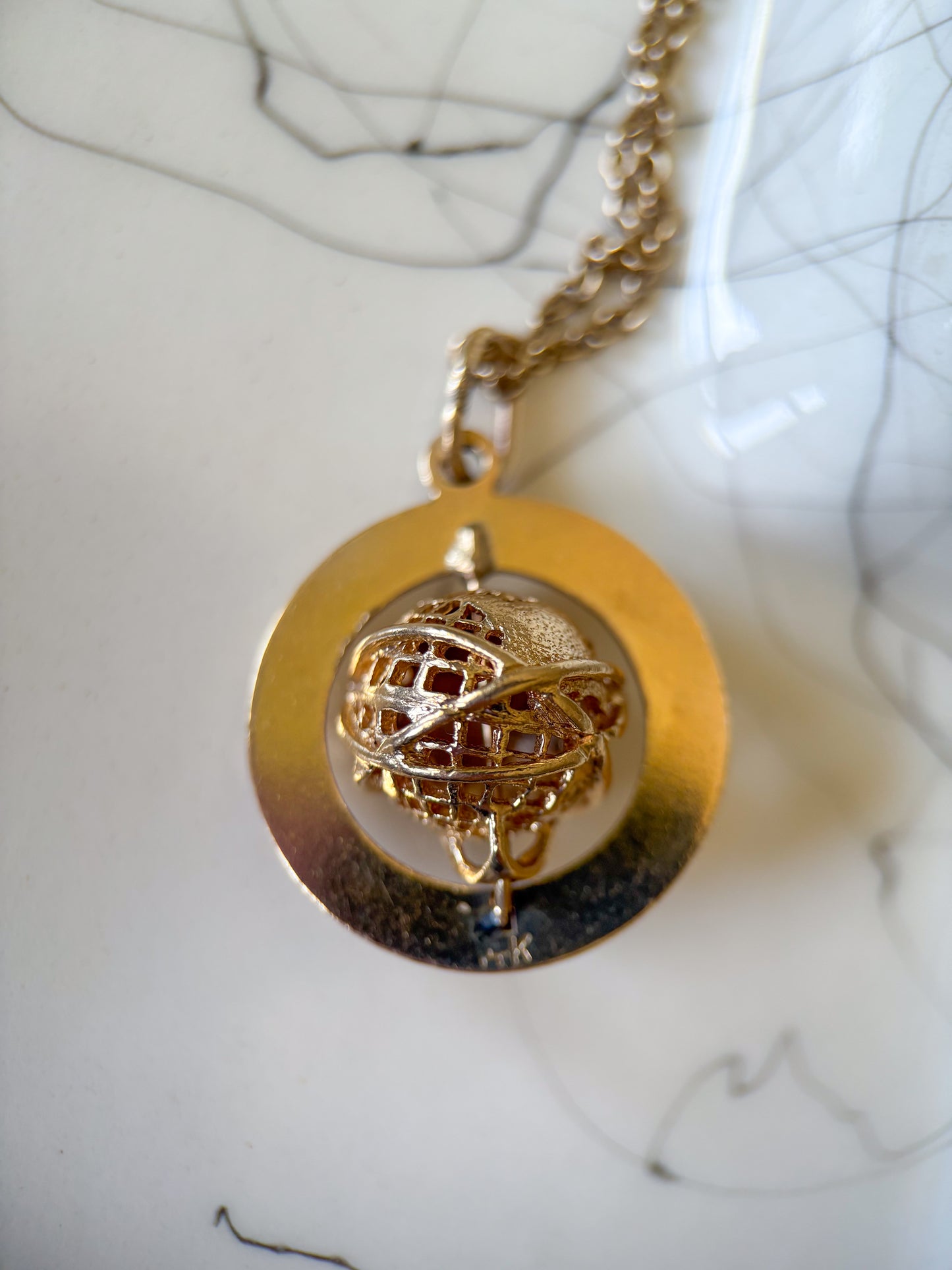 Vintage NYC World Fair 14k Yellow Gold Charm, circa 1960's