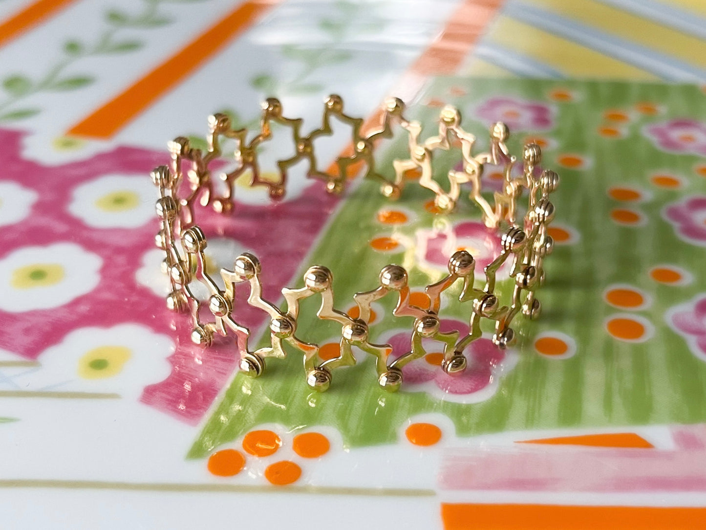 Vintage Flex 14k Yellow Gold Bracelet