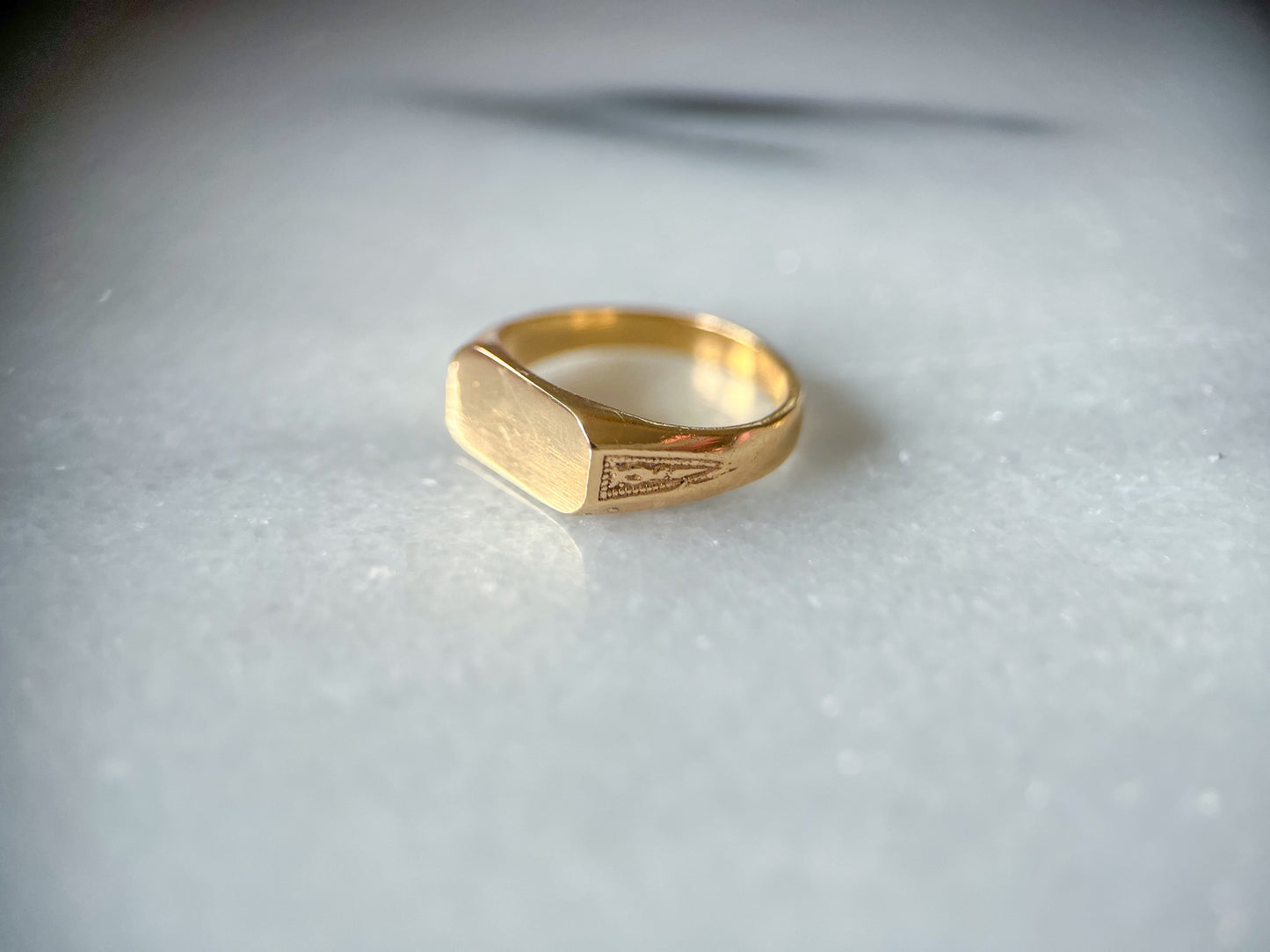 Vintage Pinky Ring 14k Yellow Gold