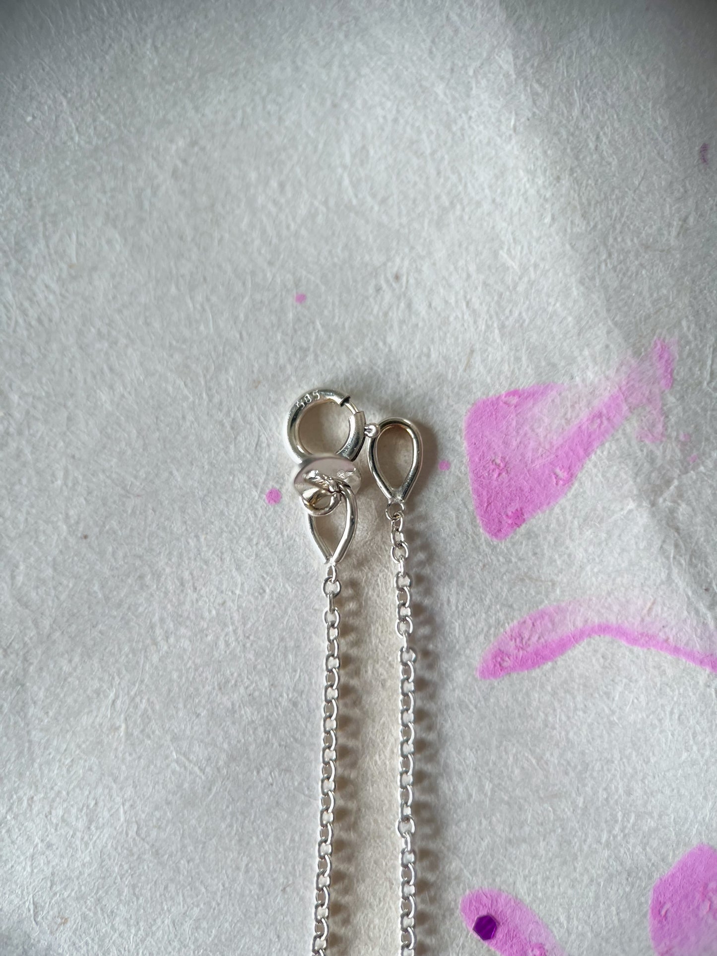 Natural Diamond Round Pendant 14k White Gold Charm with Chain