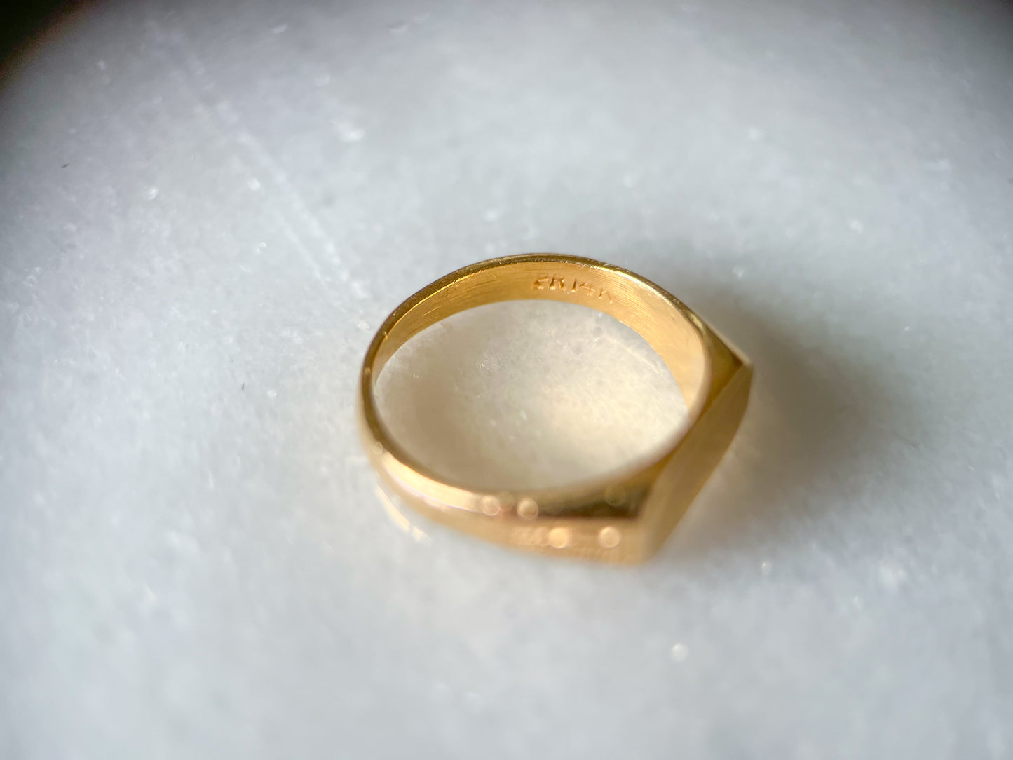 Vintage Pinky Ring 14k Yellow Gold