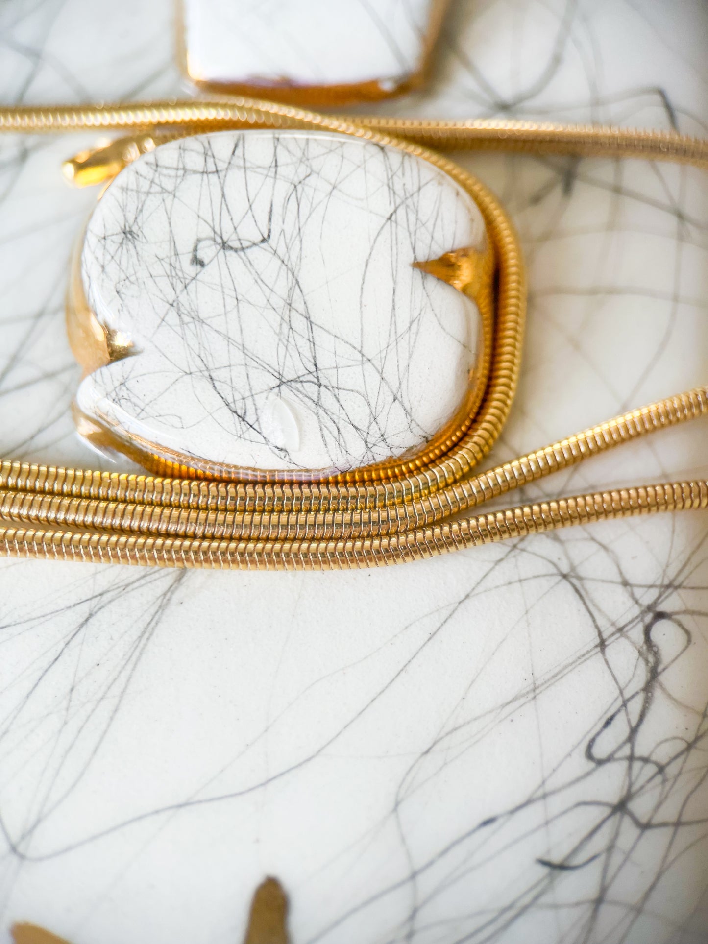 Vintage Snake Chain 14k Yellow Gold 20 Inch Necklace