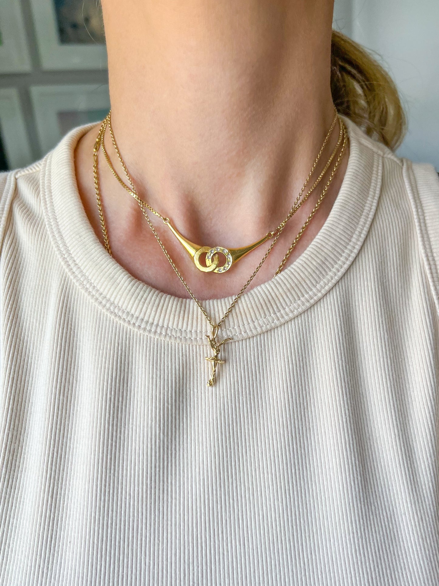 Vintage Ballerina 14k Yellow Gold Charm