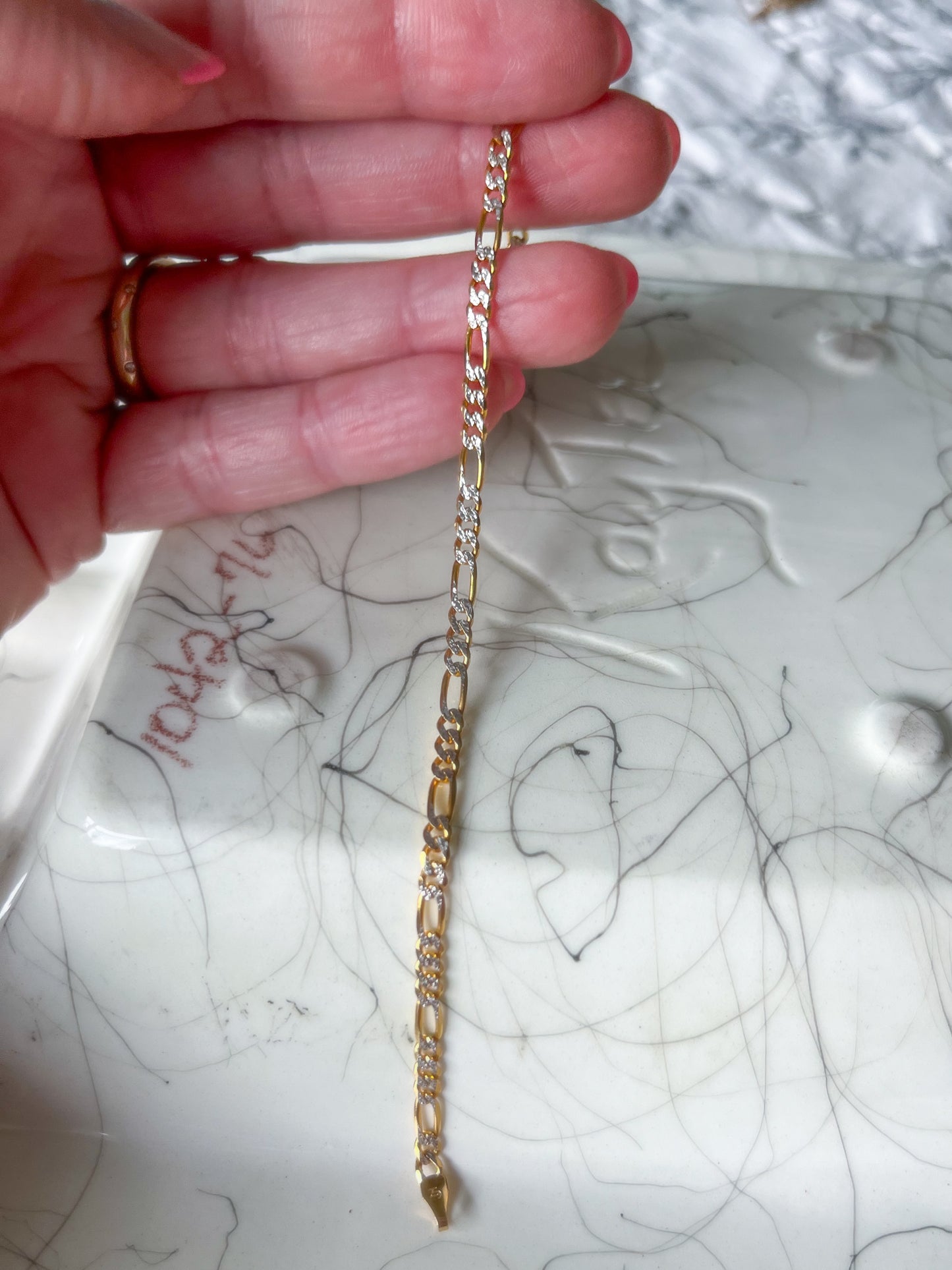Curb Link Chain 14k Yellow Gold 7 Inch Bracelet