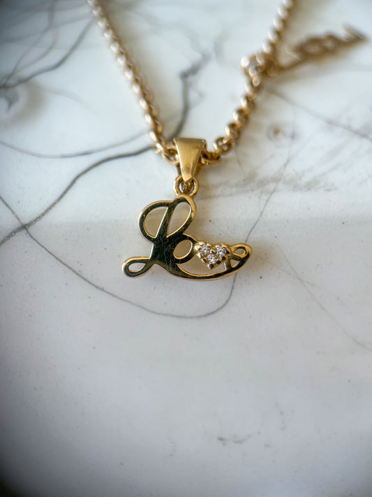 Vintage “Love” 10k Yellow Gold Charm
