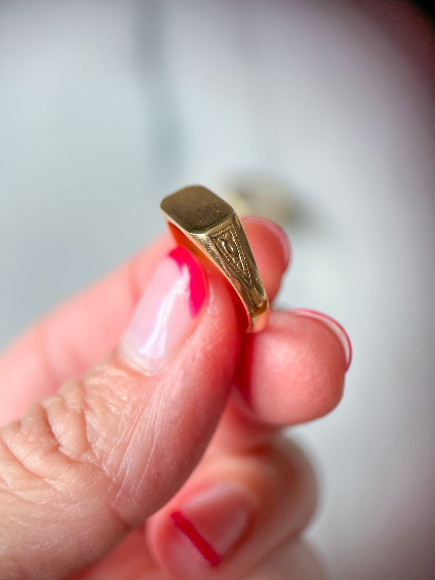 Vintage Pinky Ring 14k Yellow Gold