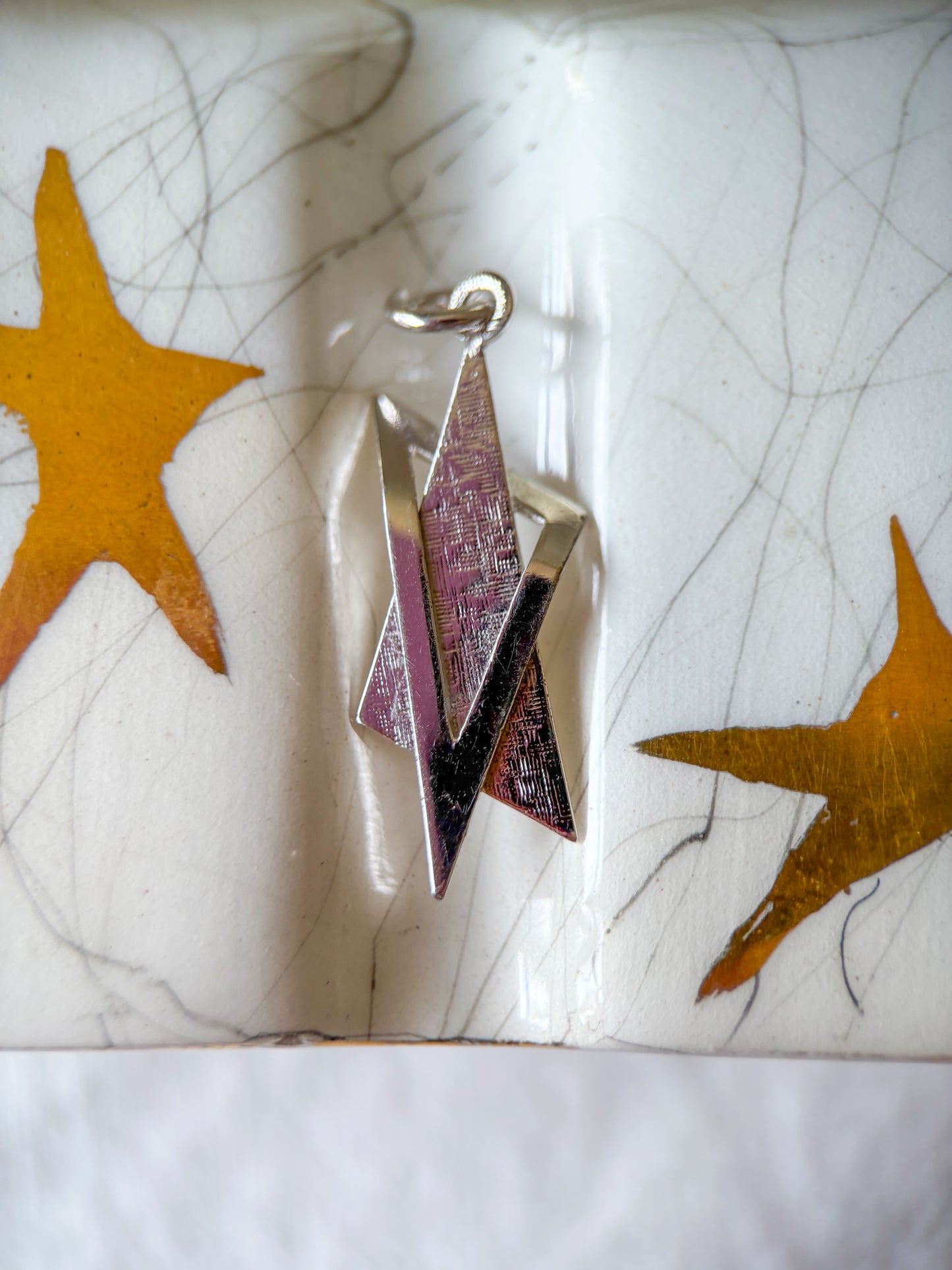 Vintage Star of David Sterling Silver Charm