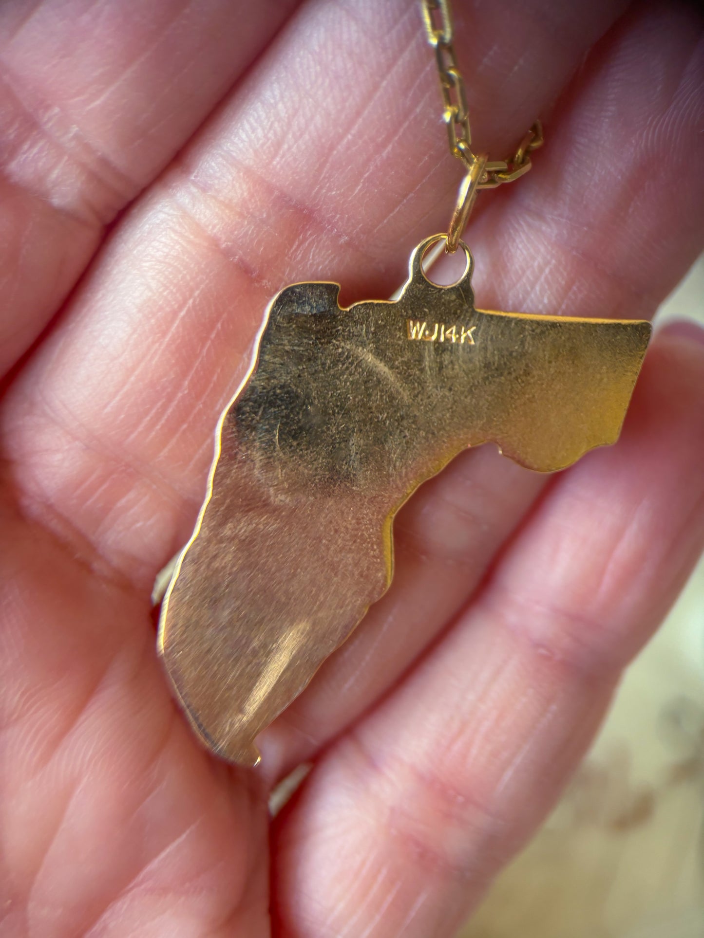 Vintage Florida 14k Yellow Gold Charm