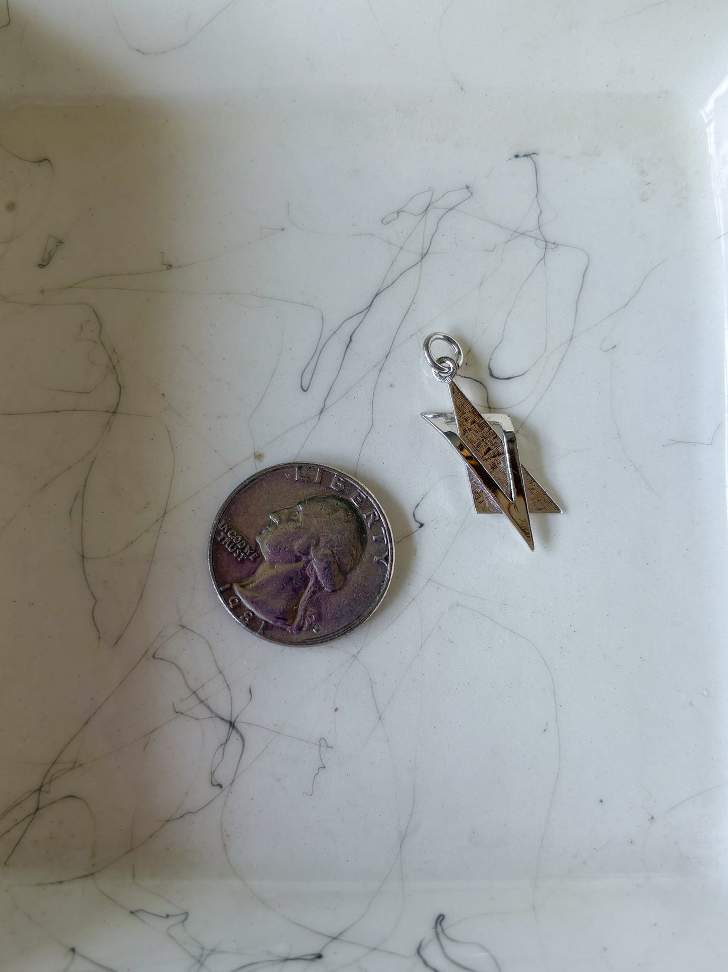 Vintage Star of David Sterling Silver Charm