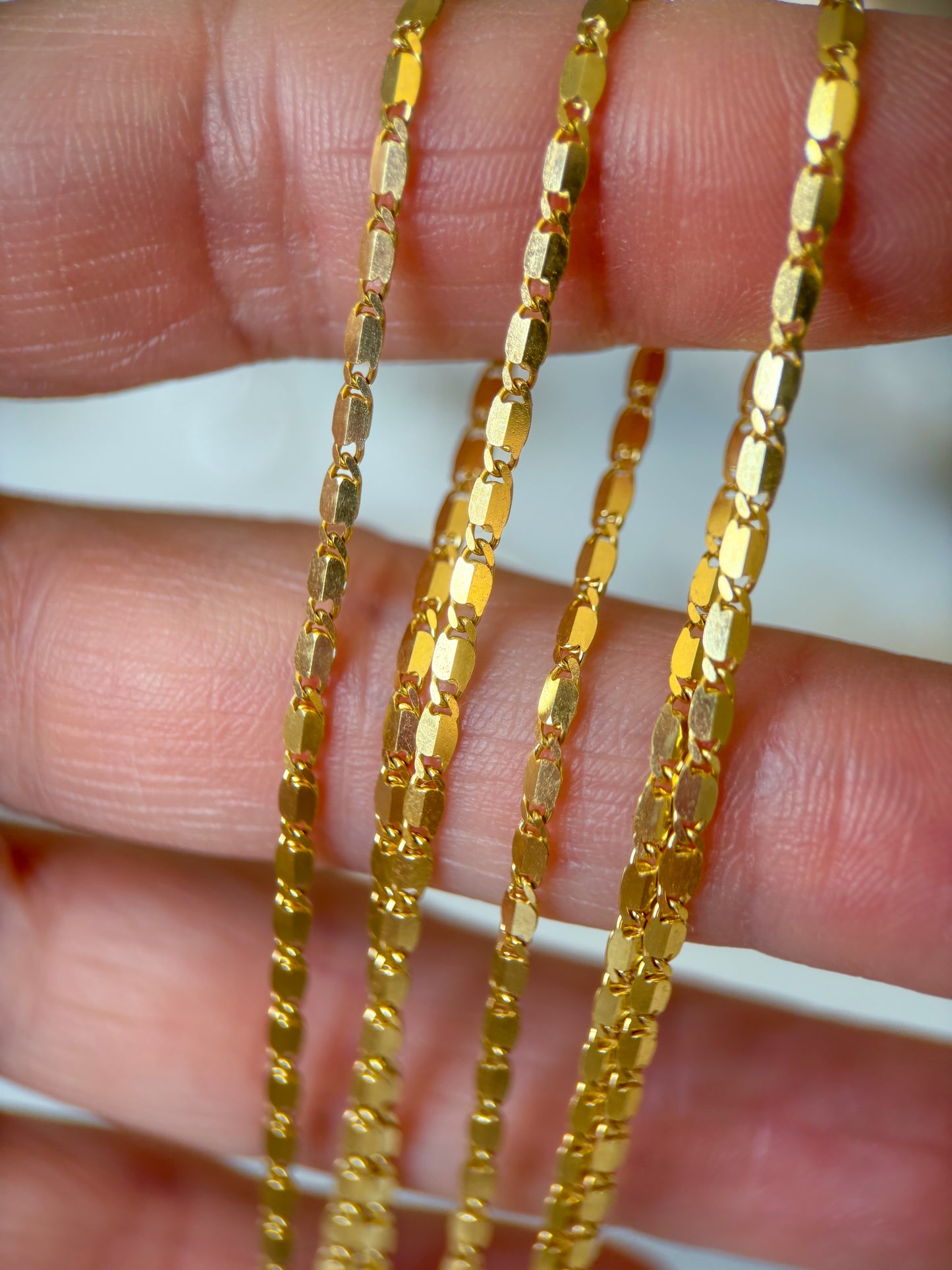 Vintage 10k Chain in 3 Lengths 16, 18, 20 Inch Necklaces