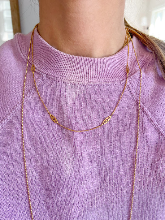 Vintage 14k Filigree Chain 18 Inch Necklace