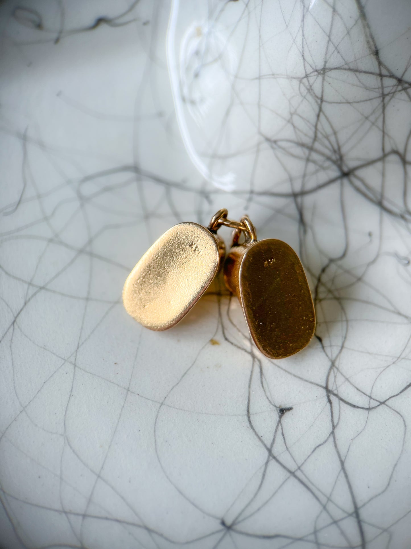 Vintage Baby Shoes 14k Yellow Gold Charm