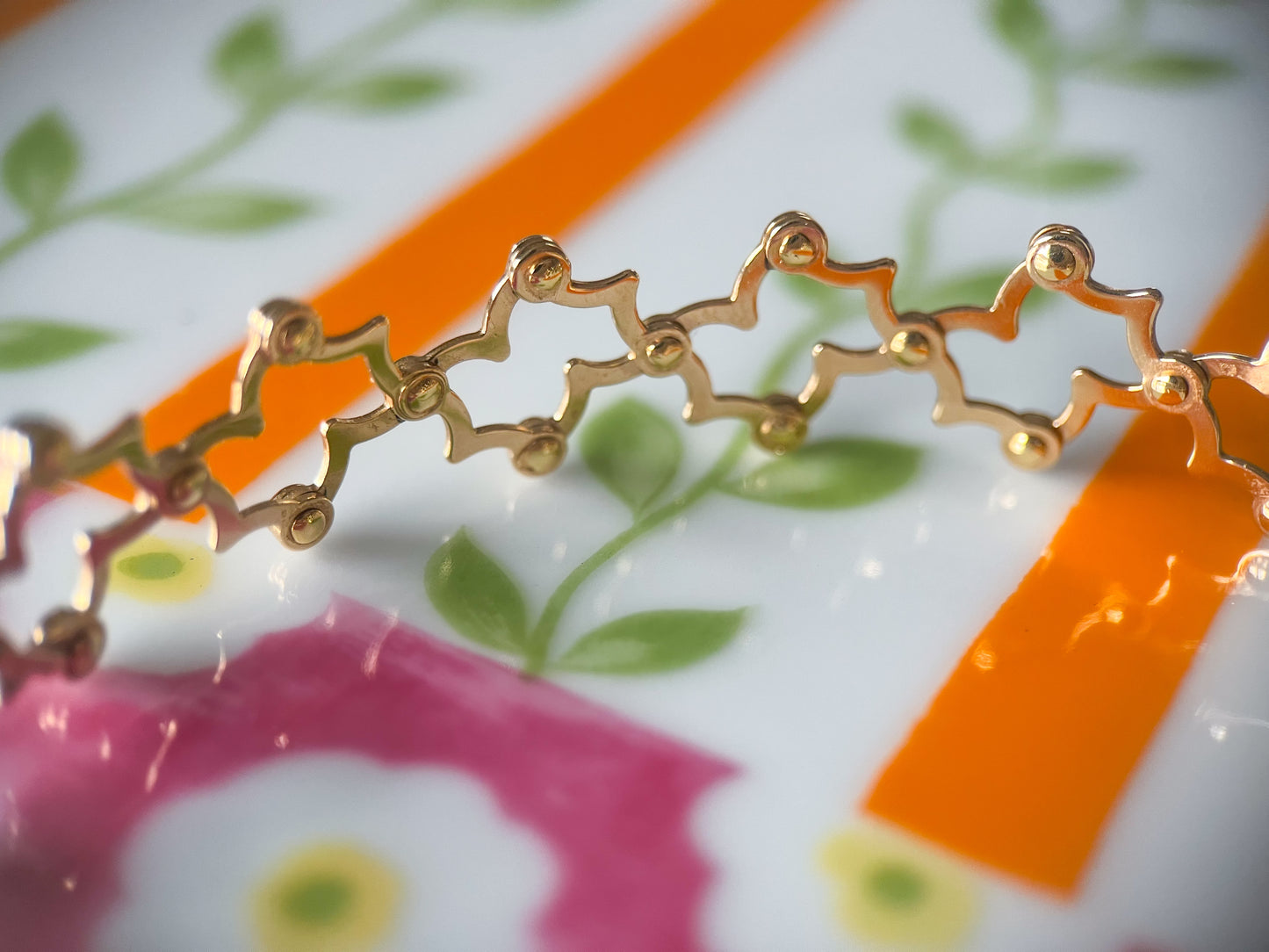 Vintage Flex 14k Yellow Gold Bracelet