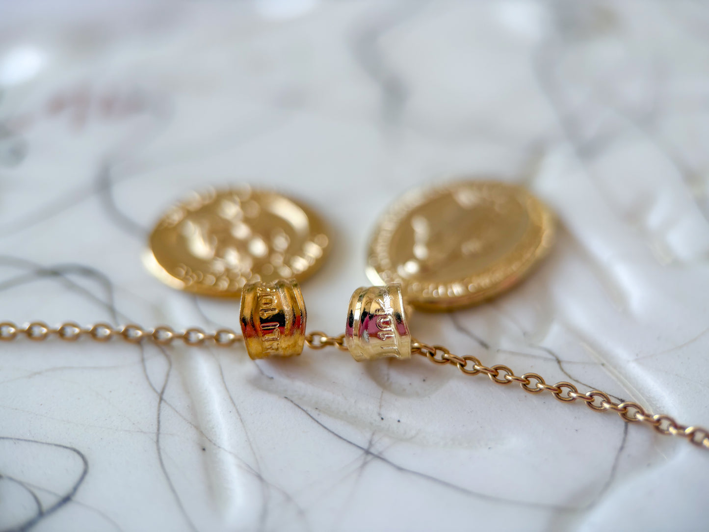 Saint Joseph and Mary 10k Yellow Gold Charms