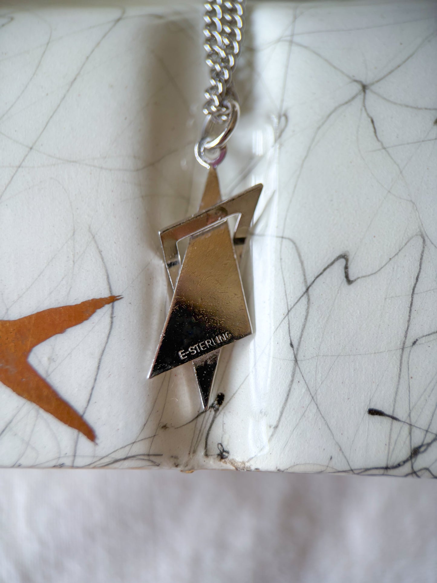 Vintage Star of David Sterling Silver Charm