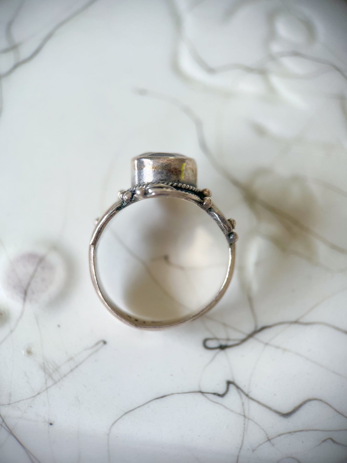 Vintage Amethyst and Sterling Silver Ring