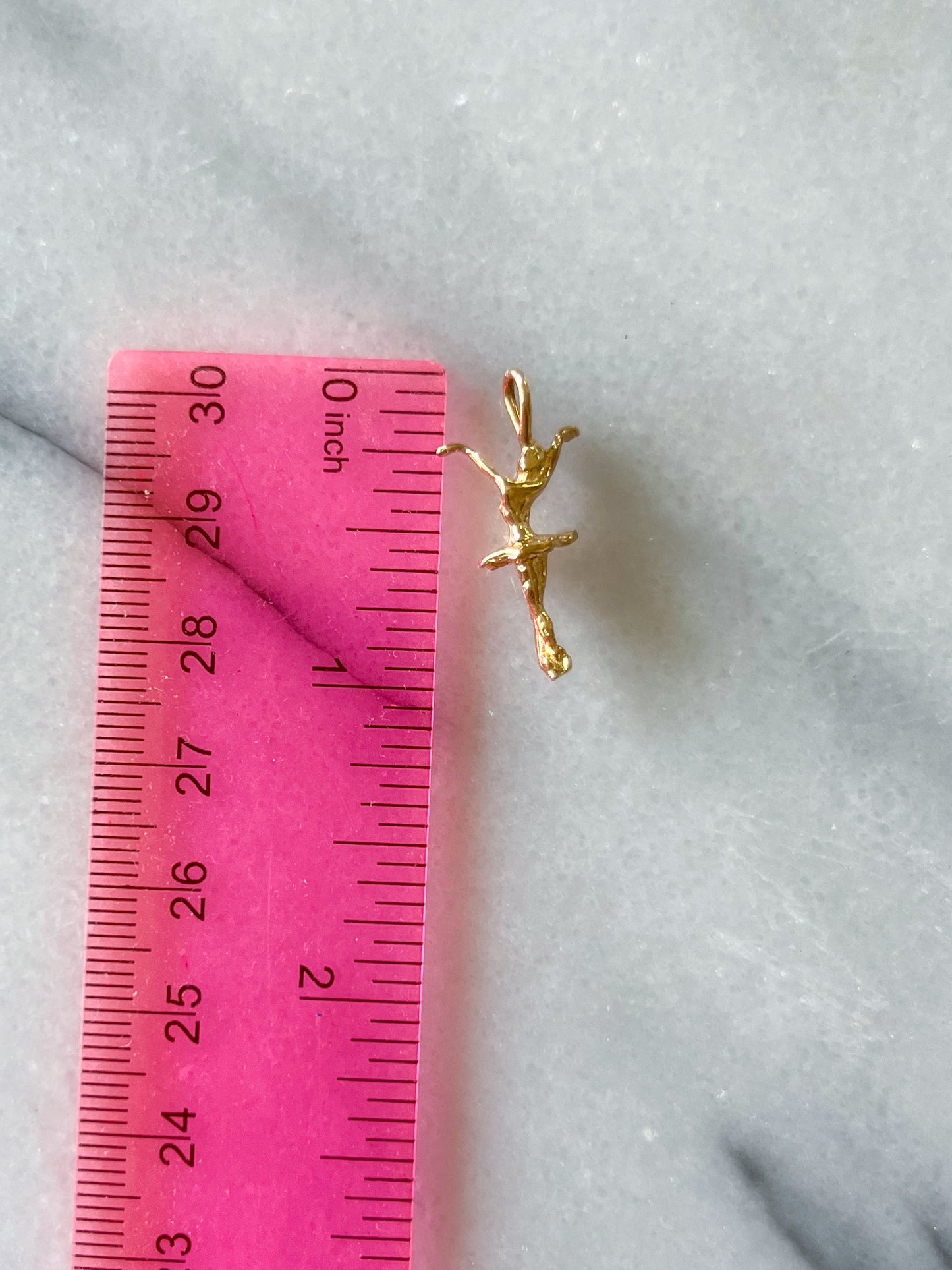 Vintage Ballerina 14k Yellow Gold Charm