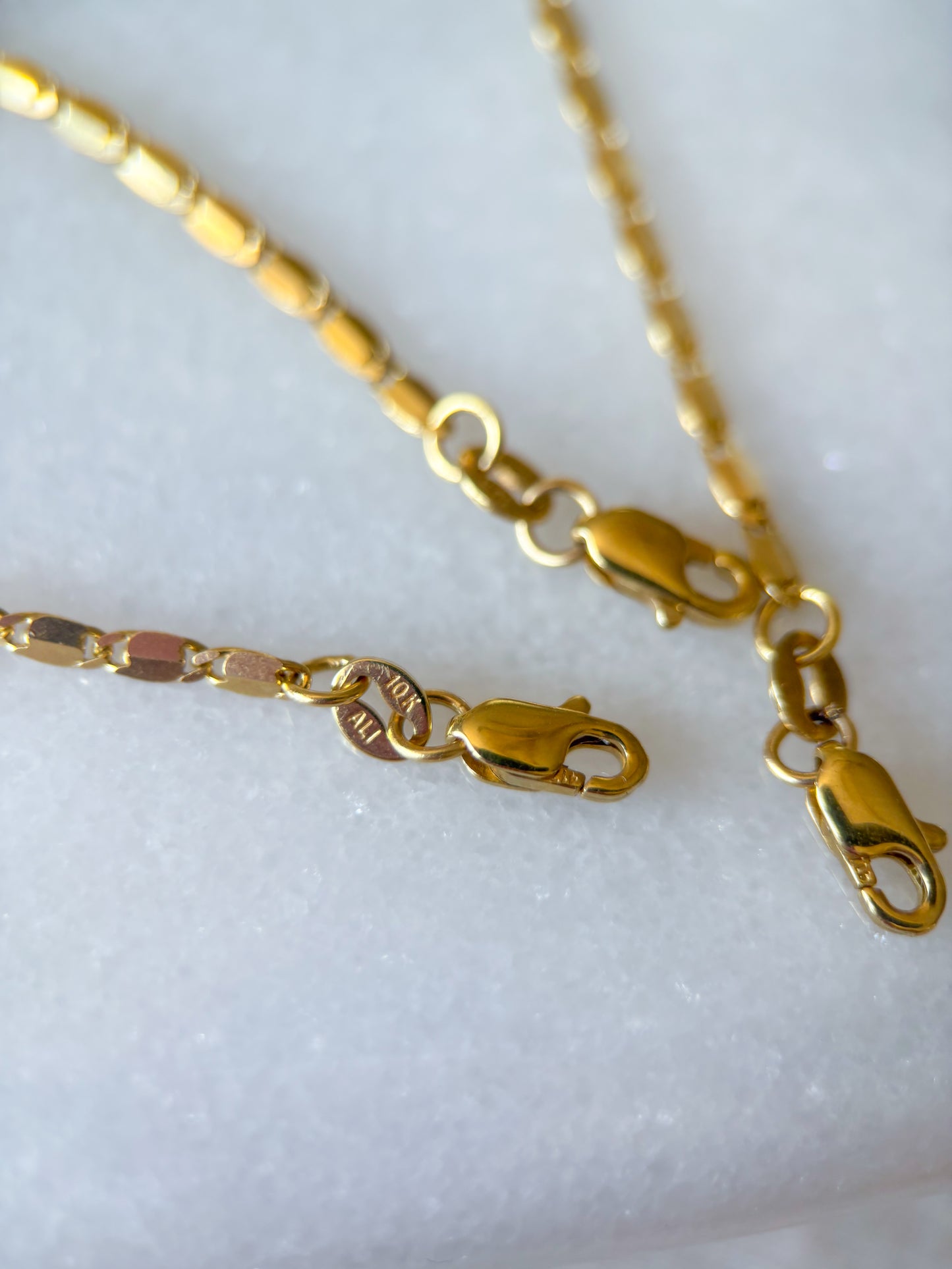 Vintage 10k Chain in 3 Lengths 16, 18, 20 Inch Necklaces