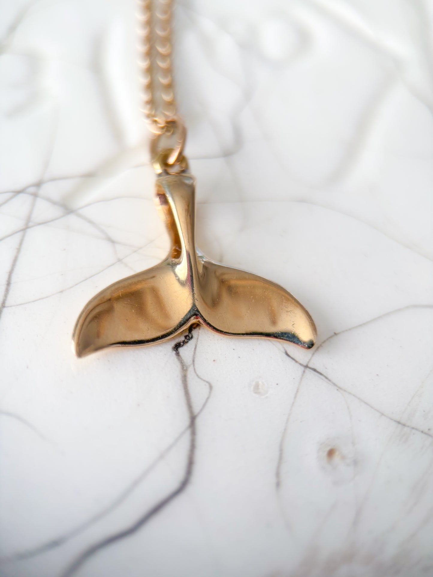 Vintage Fin 14k Yellow Gold Charm