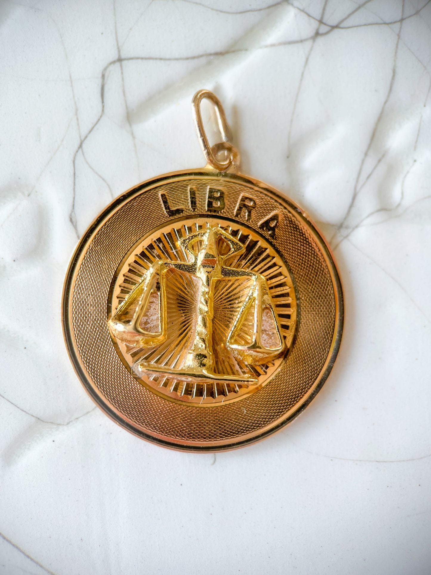 Vintage Leo, Cancer and Libra Zodiac Signs in 12k and 14k Yellow Gold Charms