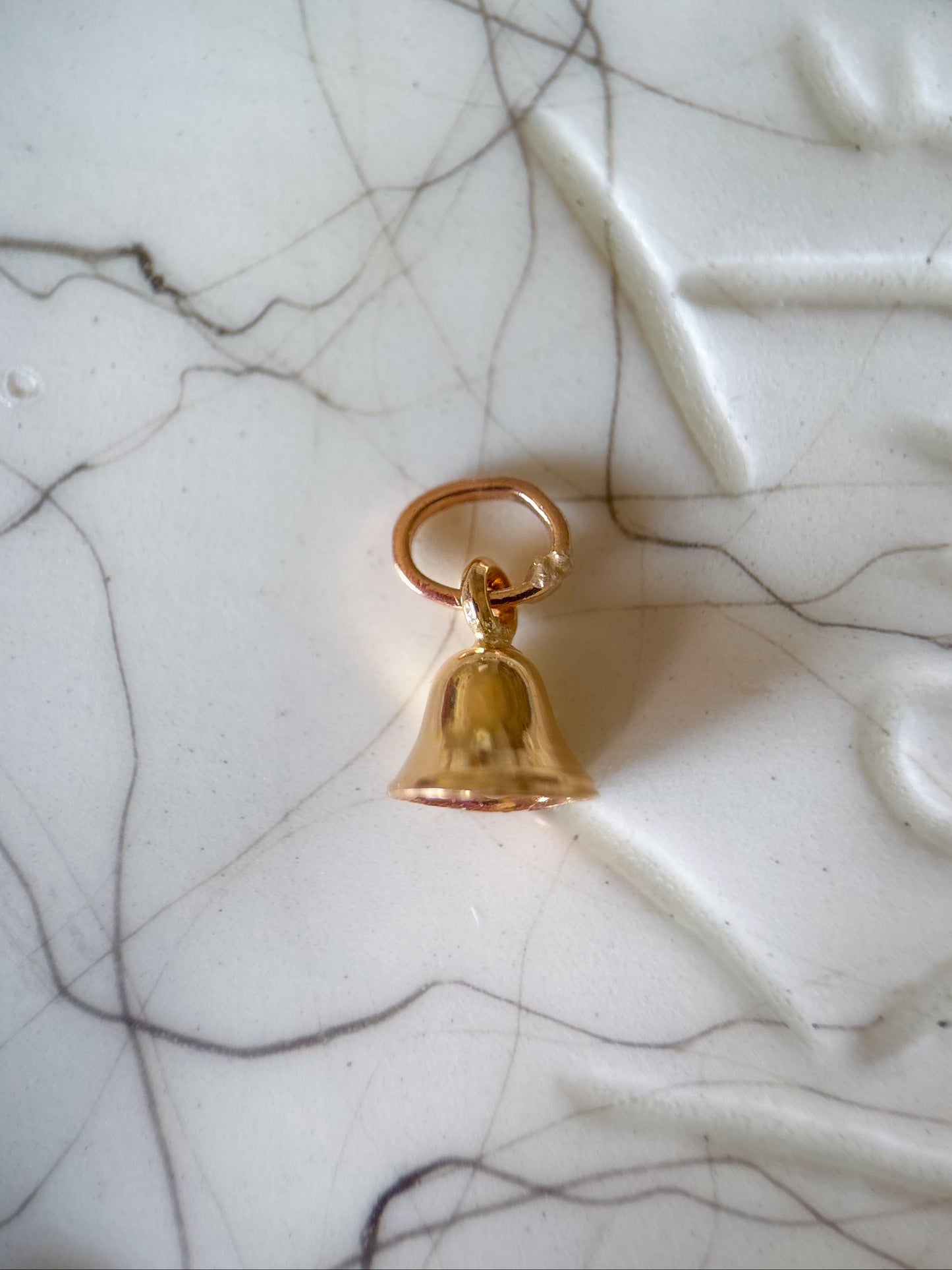 Vintage Bell 14k Yellow Gold Charm