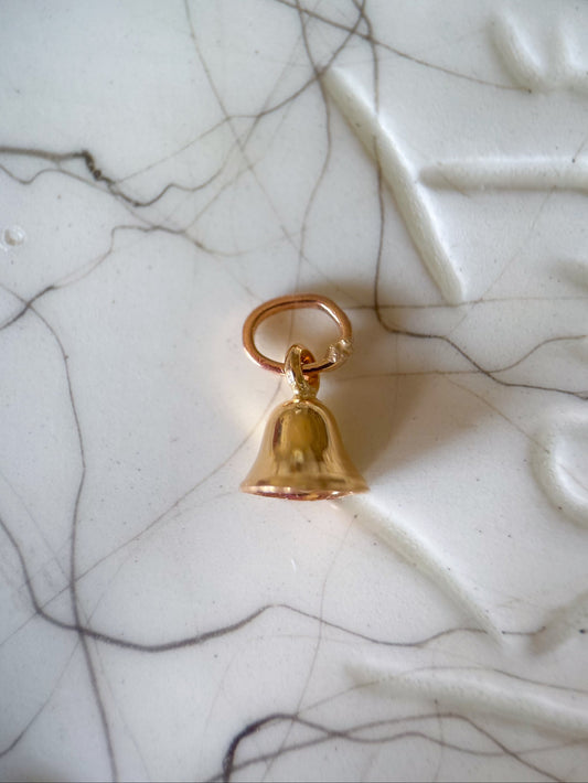 Vintage Bell 14k Yellow Gold Charm