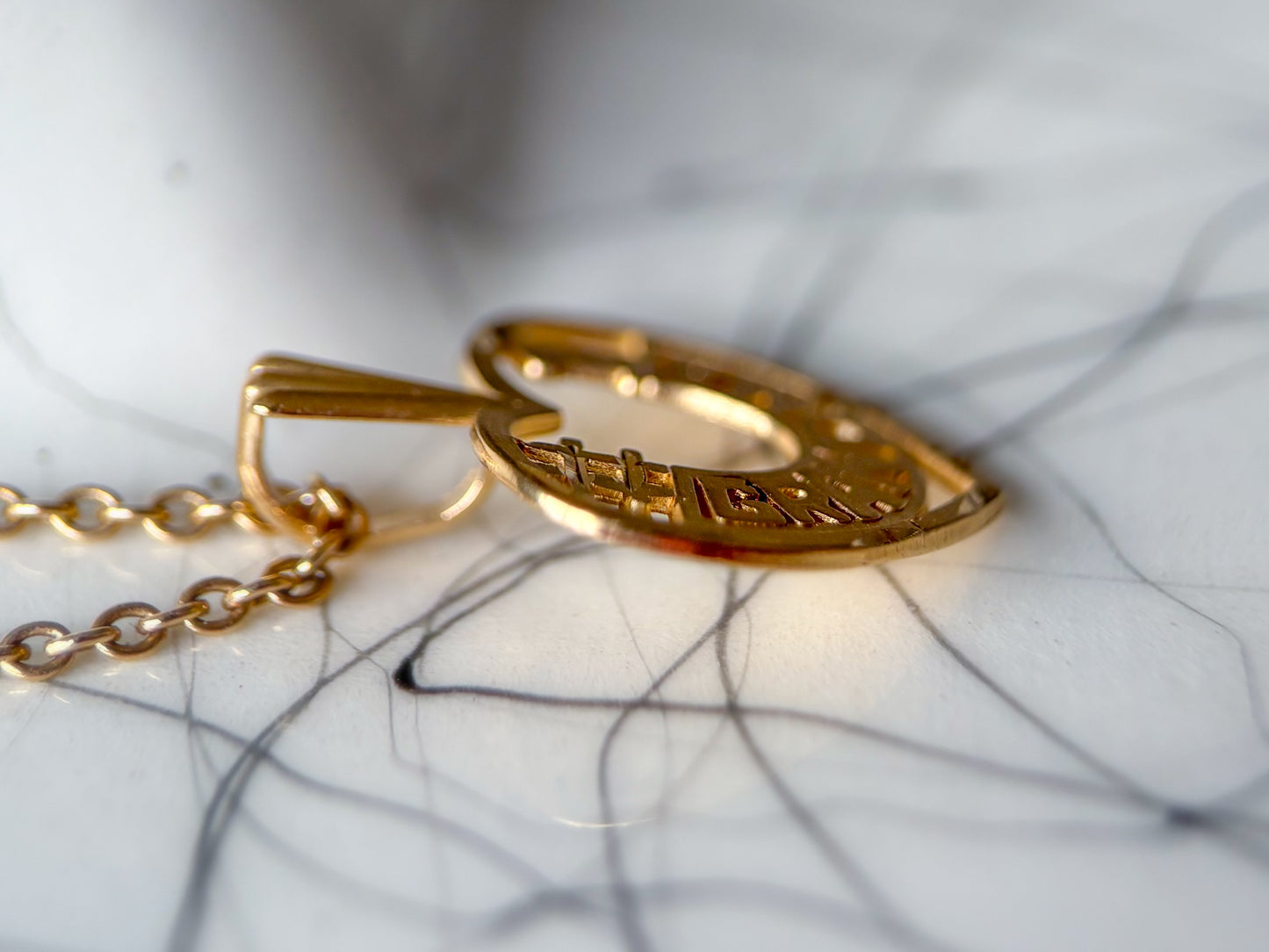 Vintage "#1 Grandma" 14k Yellow Gold Charm