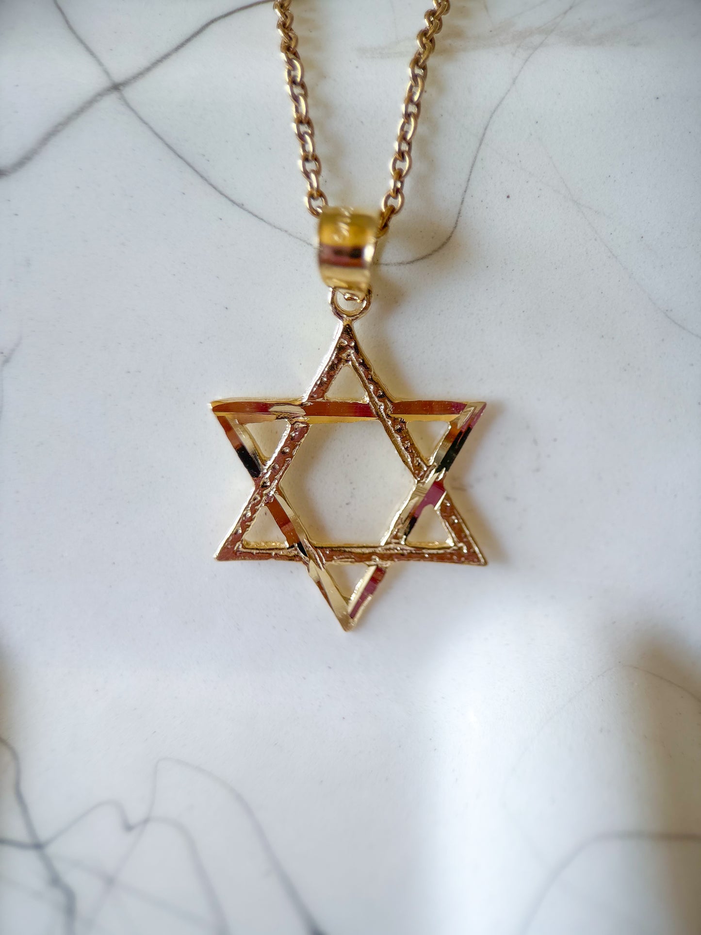 Various 10k Yellow Gold Star of David Charms