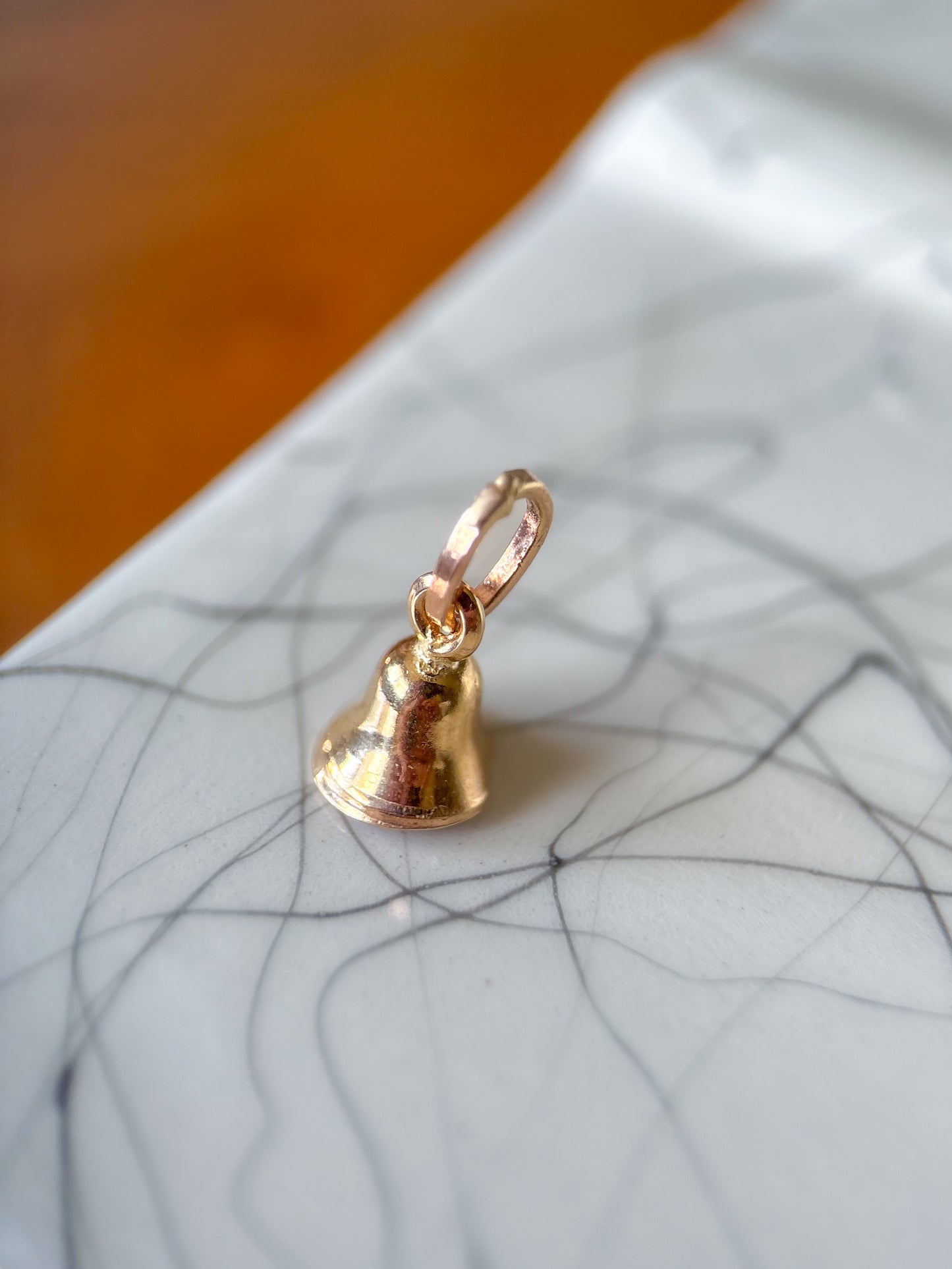 Vintage Bell 14k Yellow Gold Charm