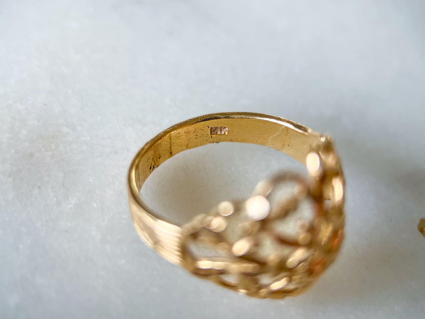 Vintage Dome 14k Yellow Gold Ring