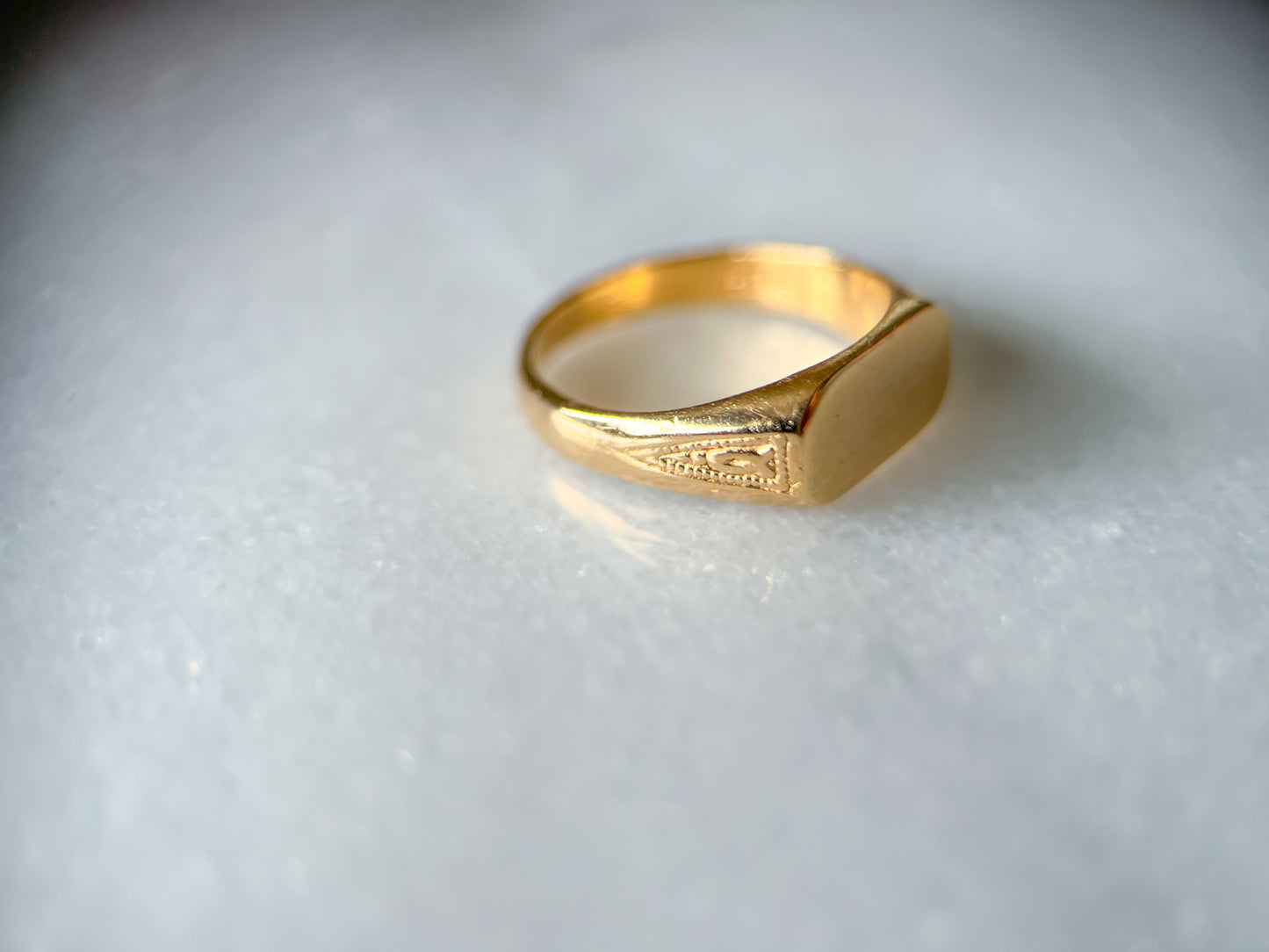 Vintage Pinky Ring 14k Yellow Gold