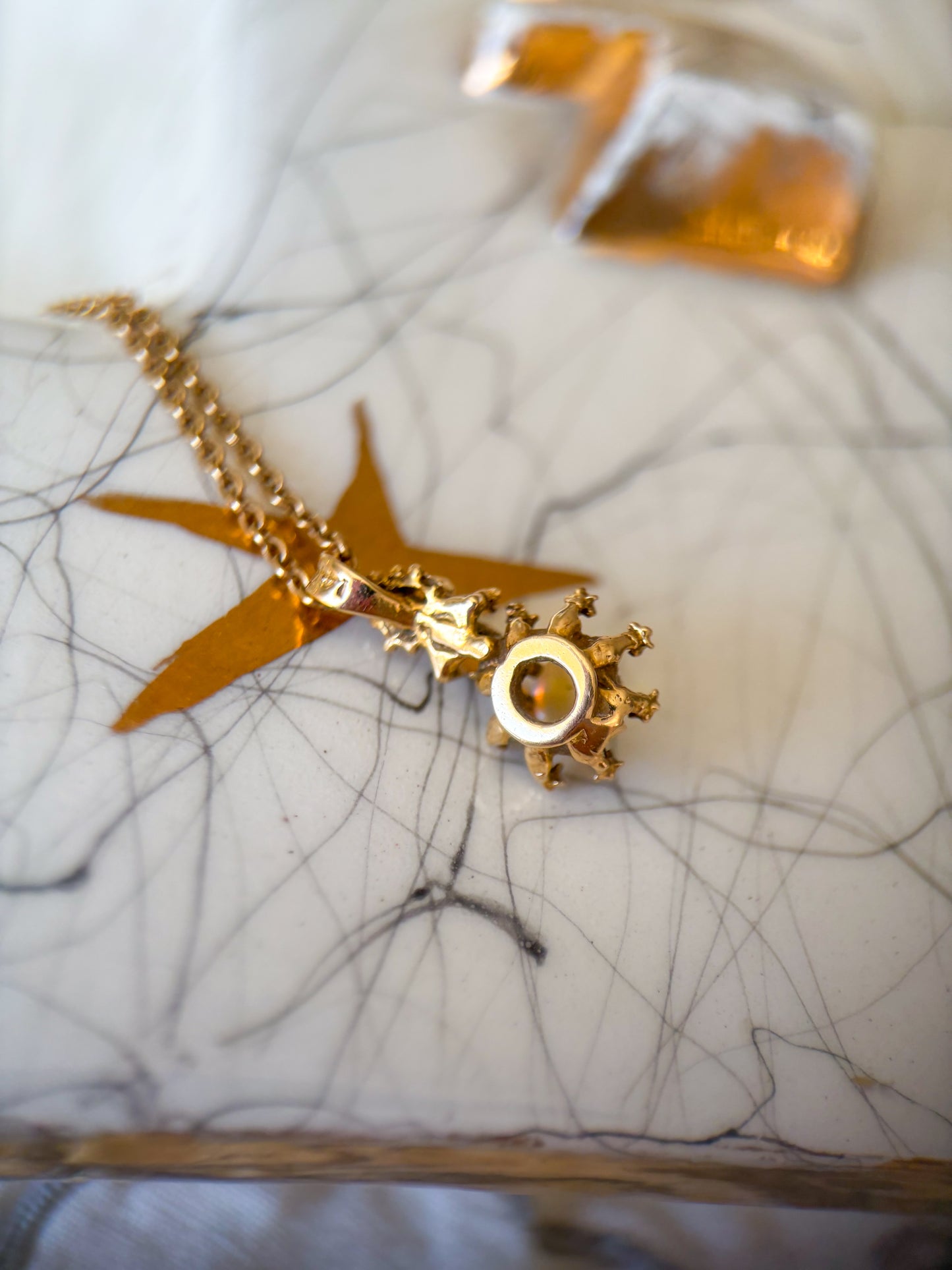 Vintage Natural Opal 14k Yellow Gold Charm