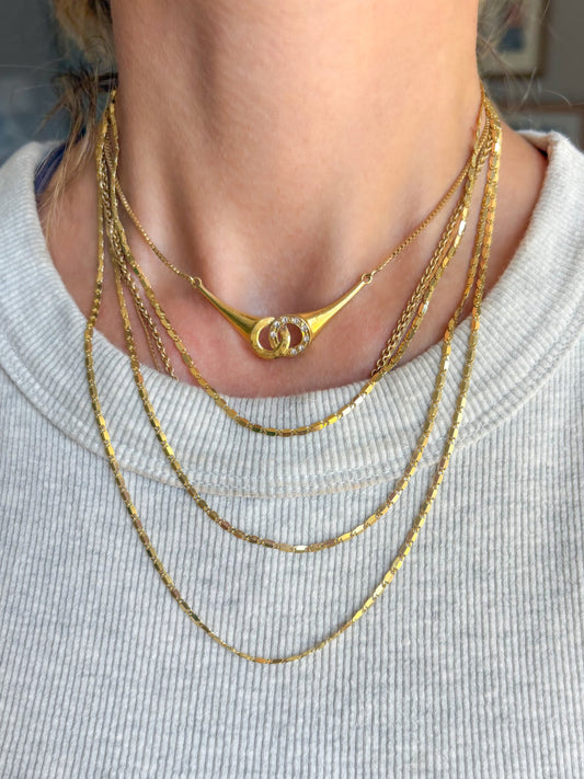 Vintage 10k Chain in 3 Lengths 16, 18, 20 Inch Necklaces