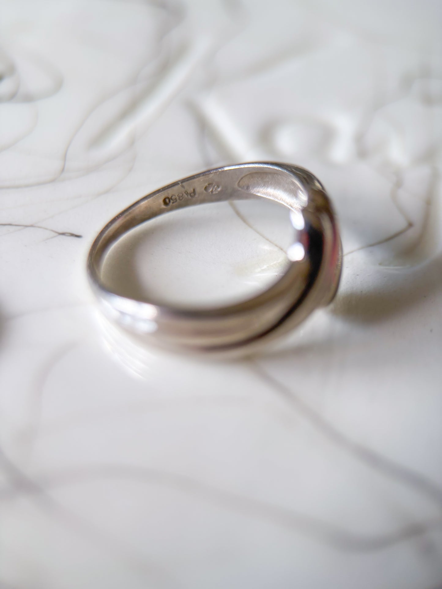 Various Vintage Platinum Rings