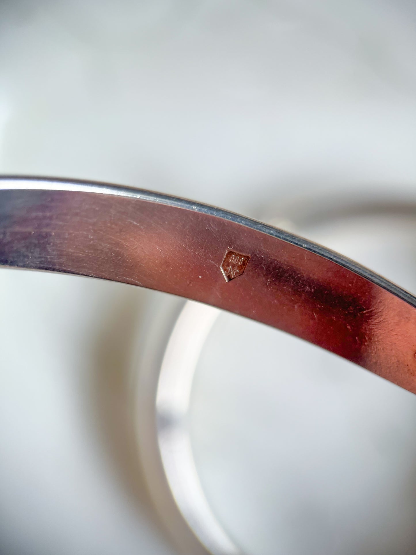Vintage Sterling Silver Cuff Bracelet, circa 1970s