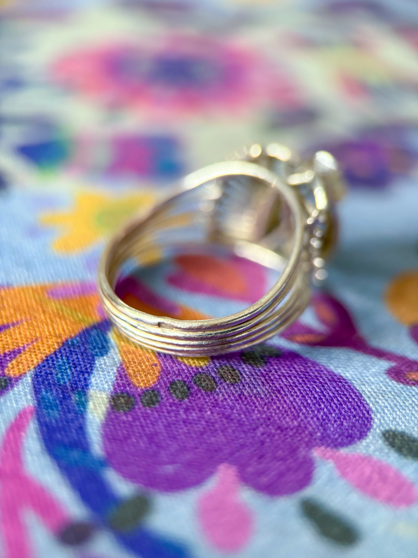 Vintage (Possibly Antique) Natural Diamond 14k White Gold Engagement Ring