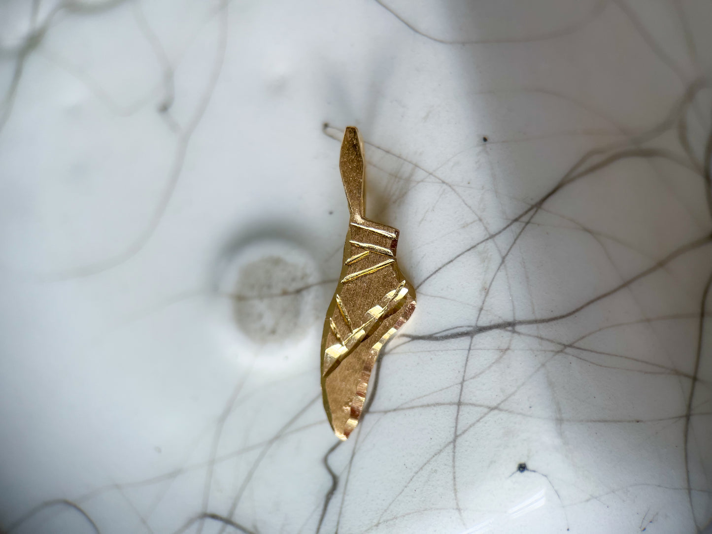 Vintage Sneaker and Ballet Shoe 14k Yellow Gold Charms