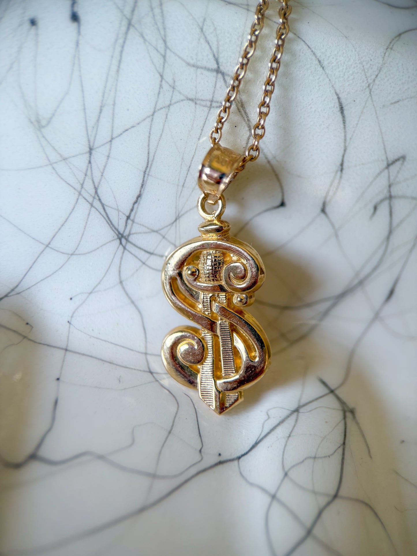Various Dollar Sign 10k Yellow Gold Charms