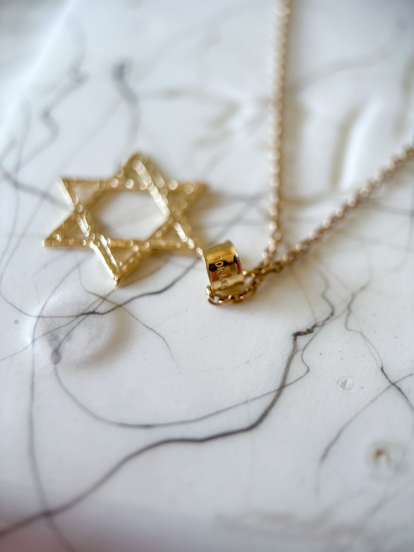 Various 10k Yellow Gold Star of David Charms
