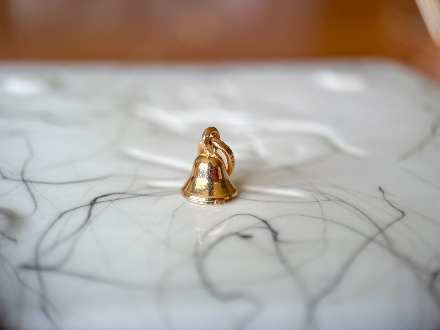 Vintage Bell 14k Yellow Gold Charm