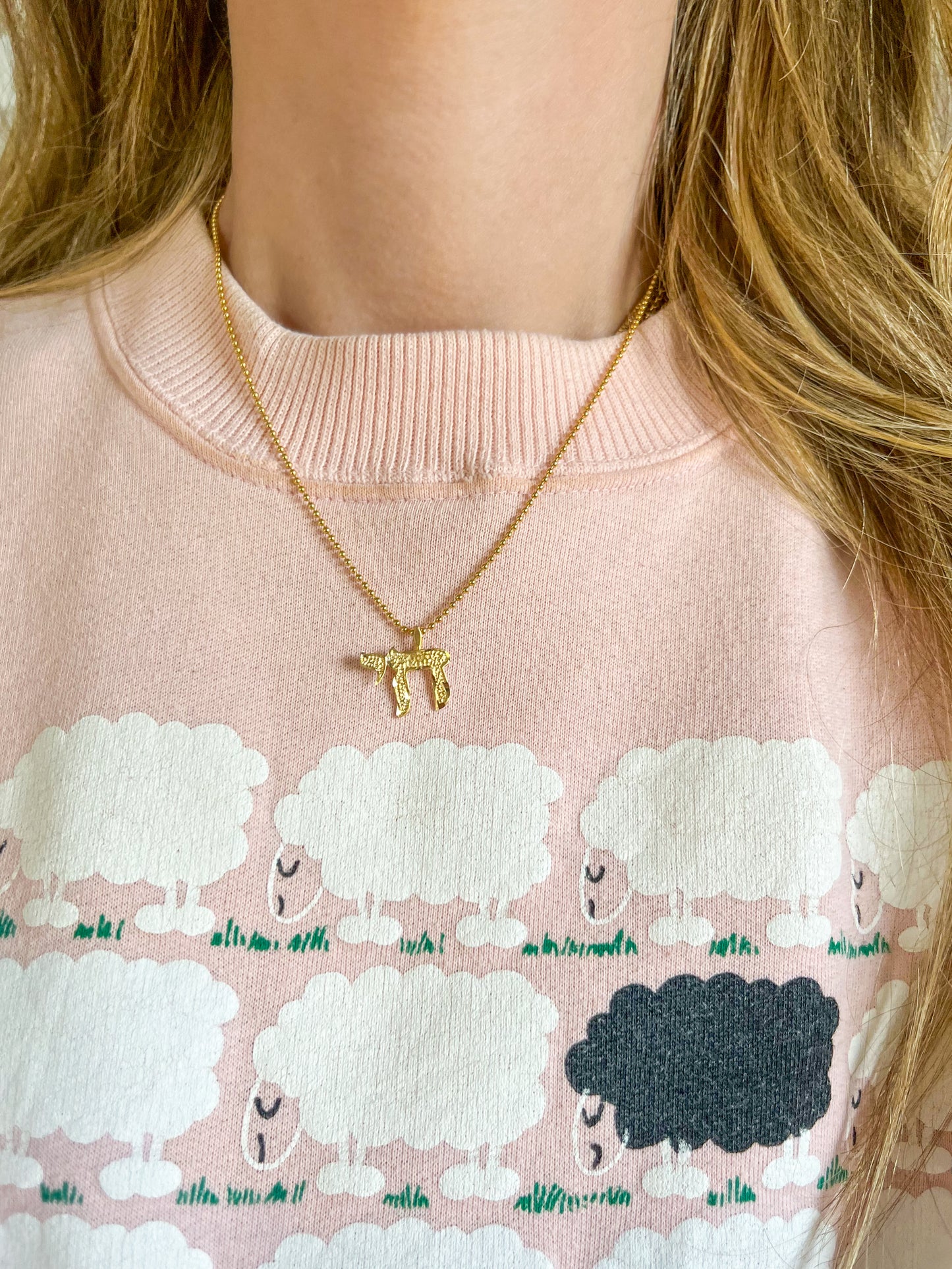 Vintage Small Chai 14k Yellow Gold Charm