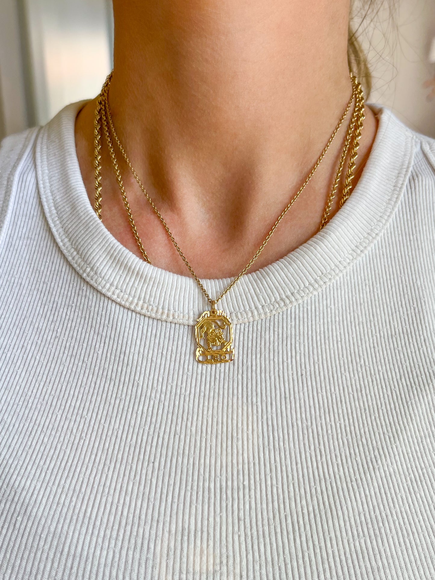 Vintage Leo, Cancer and Libra Zodiac Signs in 12k and 14k Yellow Gold Charms