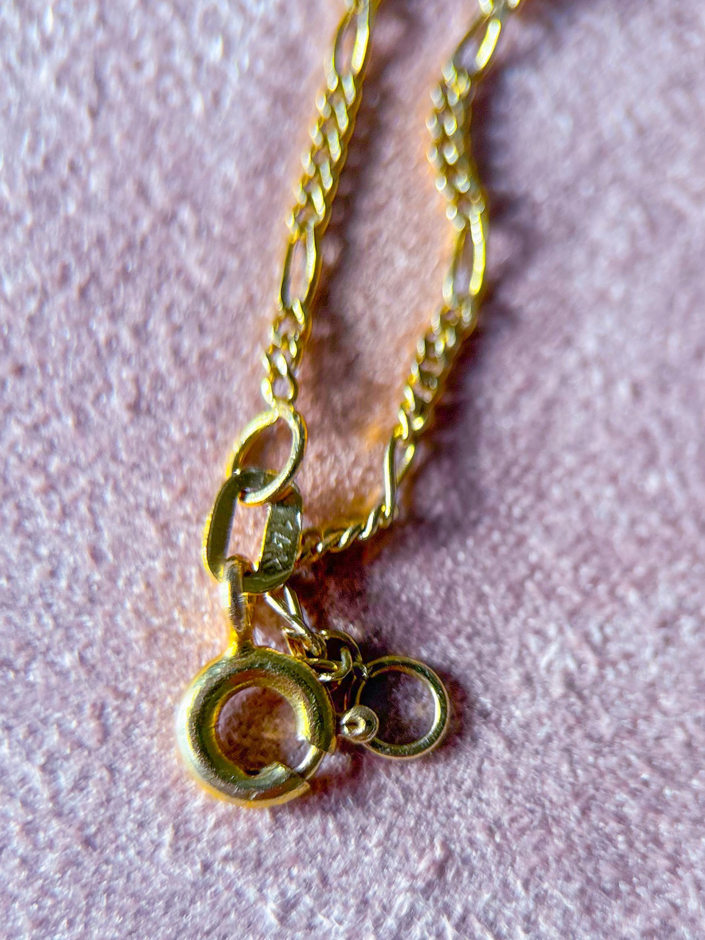 Vintage Figaro 14k Yellow Gold 20.25 Inch Necklace